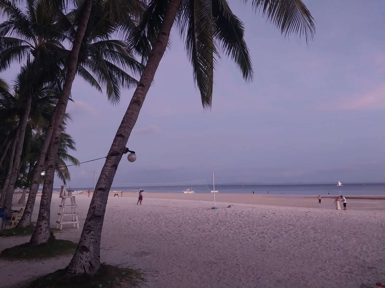 Santa Fe beach at dusk, Bantayan Island